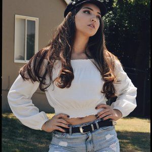 Divided Off-the-Shoulder Top